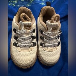 OshKosh B'gosh Cream and Tan Kids Sneakers